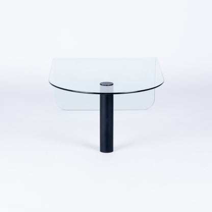 Postmodern Glass Waterfall Coffee Table, Customizable Color