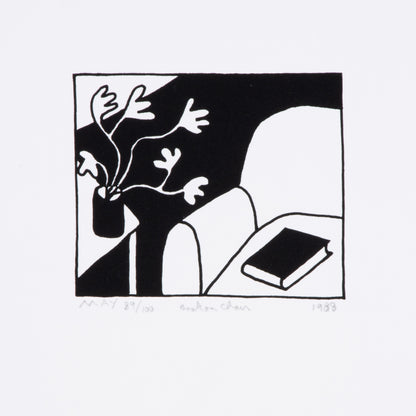 1988 "Book on Chair" by Dan May
