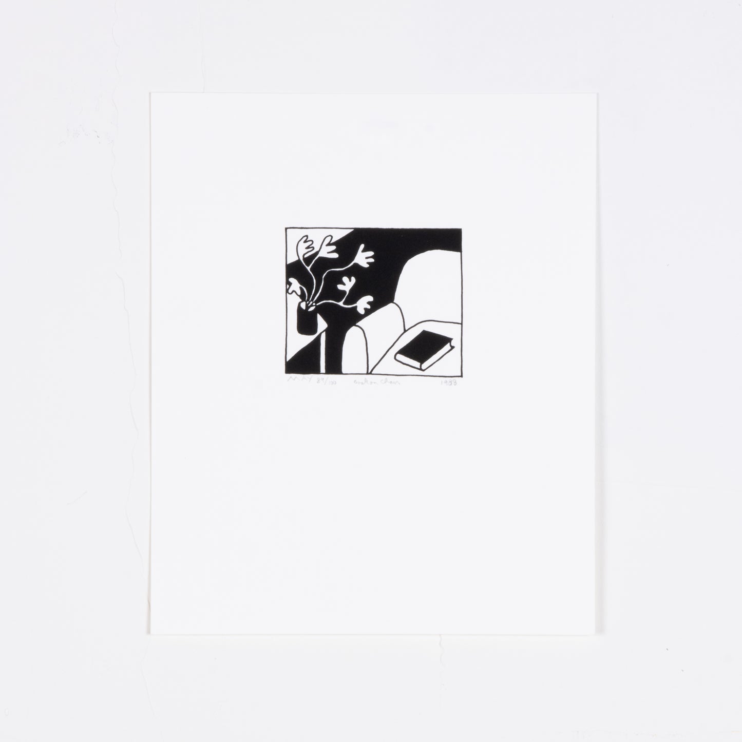 1988 "Book on Chair" by Dan May