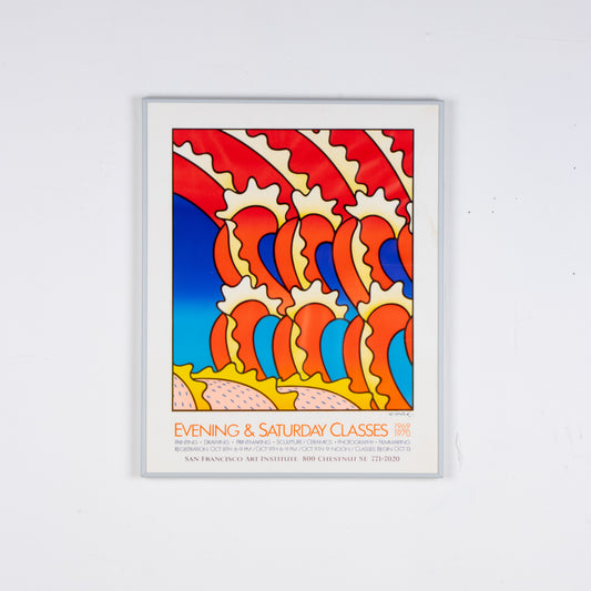 Original 1969 Robert Fried SFAI Poster