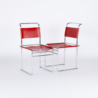 Pair of Marcel Breuer B40 Chairs by Tecta