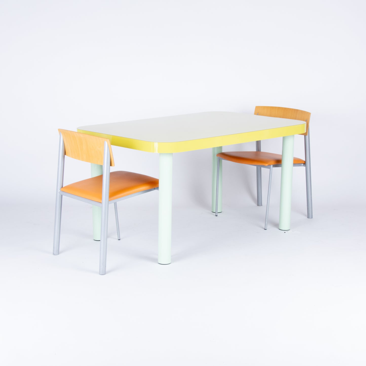 Custom Two Tone Postmodern Dining Table
