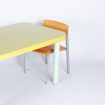 Custom Two Tone Postmodern Dining Table