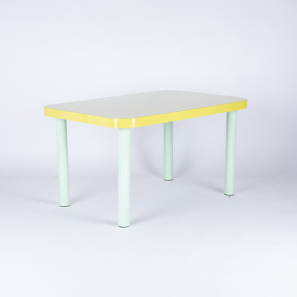 Custom Two Tone Postmodern Dining Table