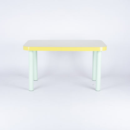 Custom Two Tone Postmodern Dining Table