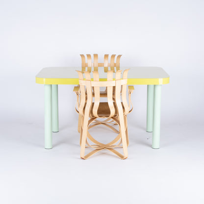 Custom Two Tone Postmodern Dining Table