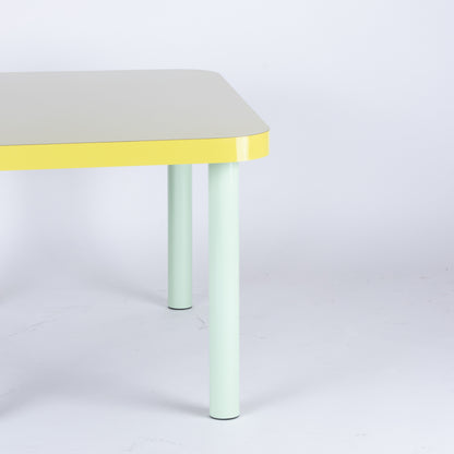 Custom Two Tone Postmodern Dining Table