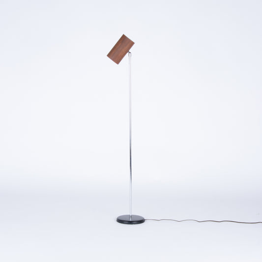 1960s George Nelson Holzzylinder Floor Lamp