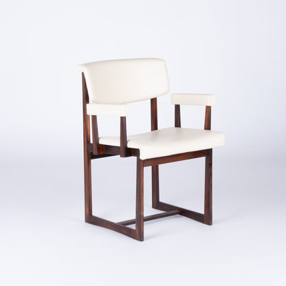 Set of Six 1950s Rosewood Dining Chairs by Henning Sørensen