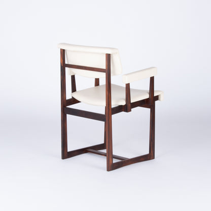Set of Six 1950s Rosewood Dining Chairs by Henning Sørensen
