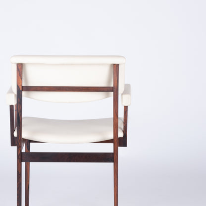 Set of Six 1950s Rosewood Dining Chairs by Henning Sørensen