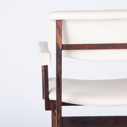 Set of Six 1950s Rosewood Dining Chairs by Henning Sørensen