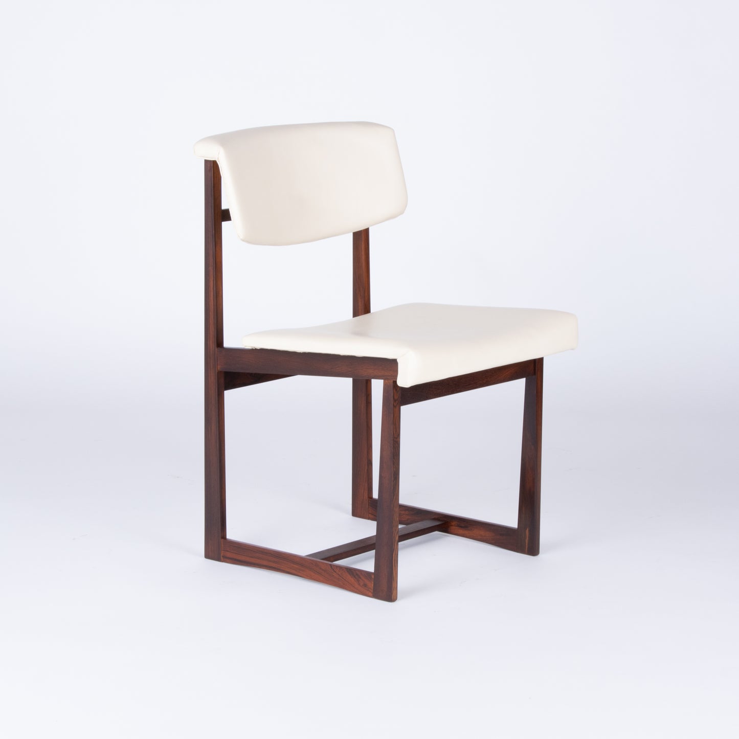 Set of Six 1950s Rosewood Dining Chairs by Henning Sørensen