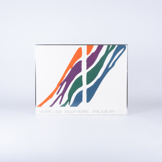 1979 Morris Louis Exhibition Poster, Framed