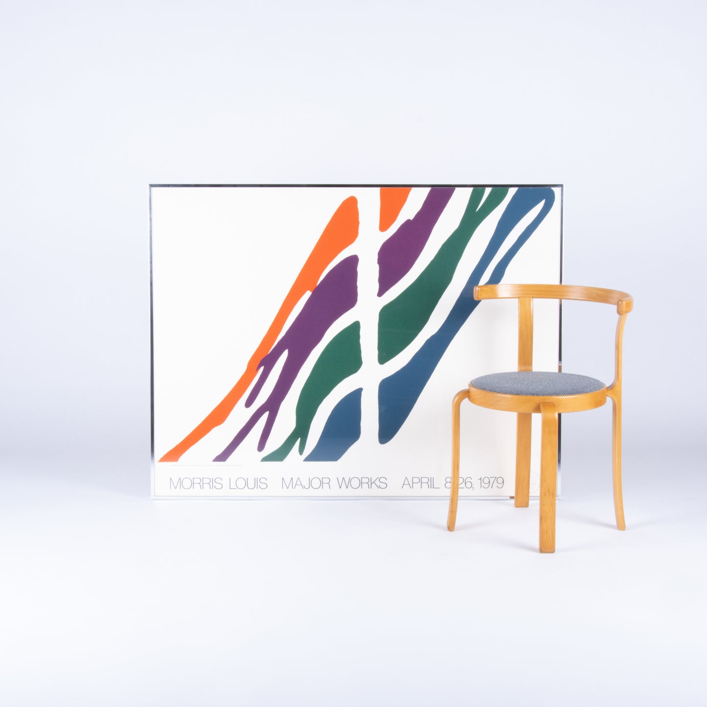 1979 Morris Louis Exhibition Poster, Framed