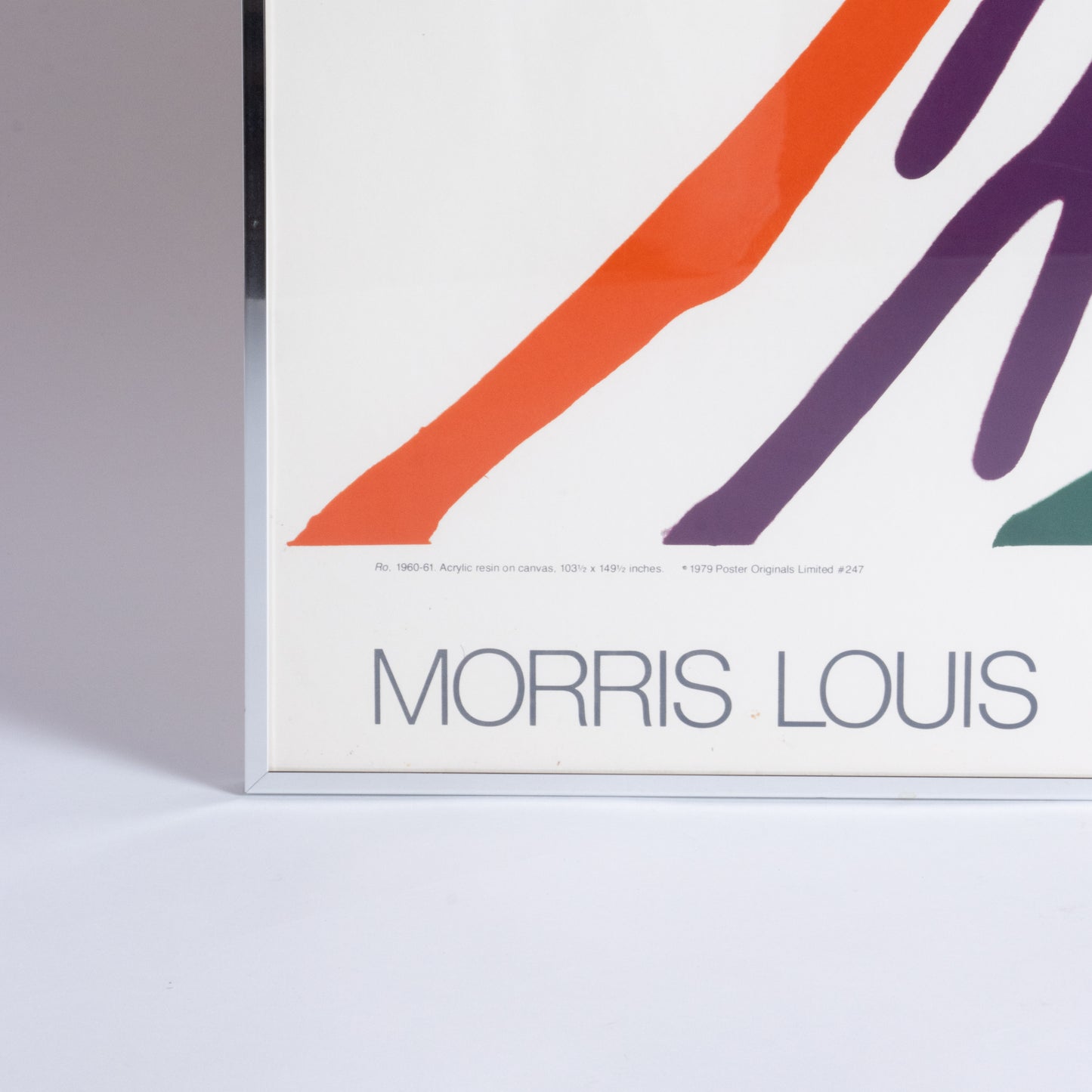 1979 Morris Louis Exhibition Poster, Framed
