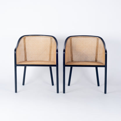 Rental: Rare Pair of Ward Bennett Landmark Lounge Chairs