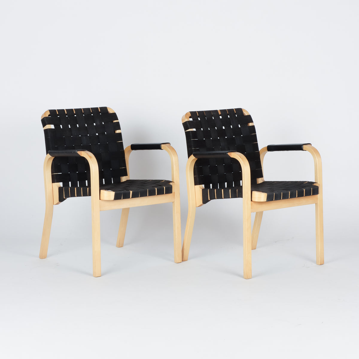 Pair of 1970s Aalto 45 Chairs