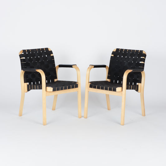 Pair of 1970s Aalto 45 Chairs
