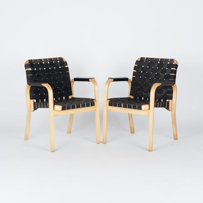 Pair of Vintage Aalto 45 Chairs, Fair Condition