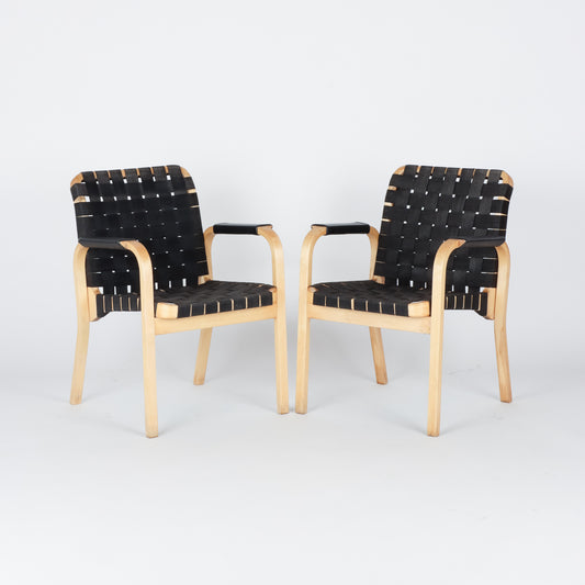 Pair of Vintage Aalto 45 Chairs, Fair Condition