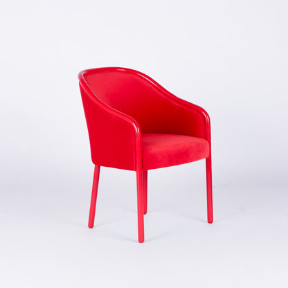 Pair of Ward Bennett Barrel Chairs