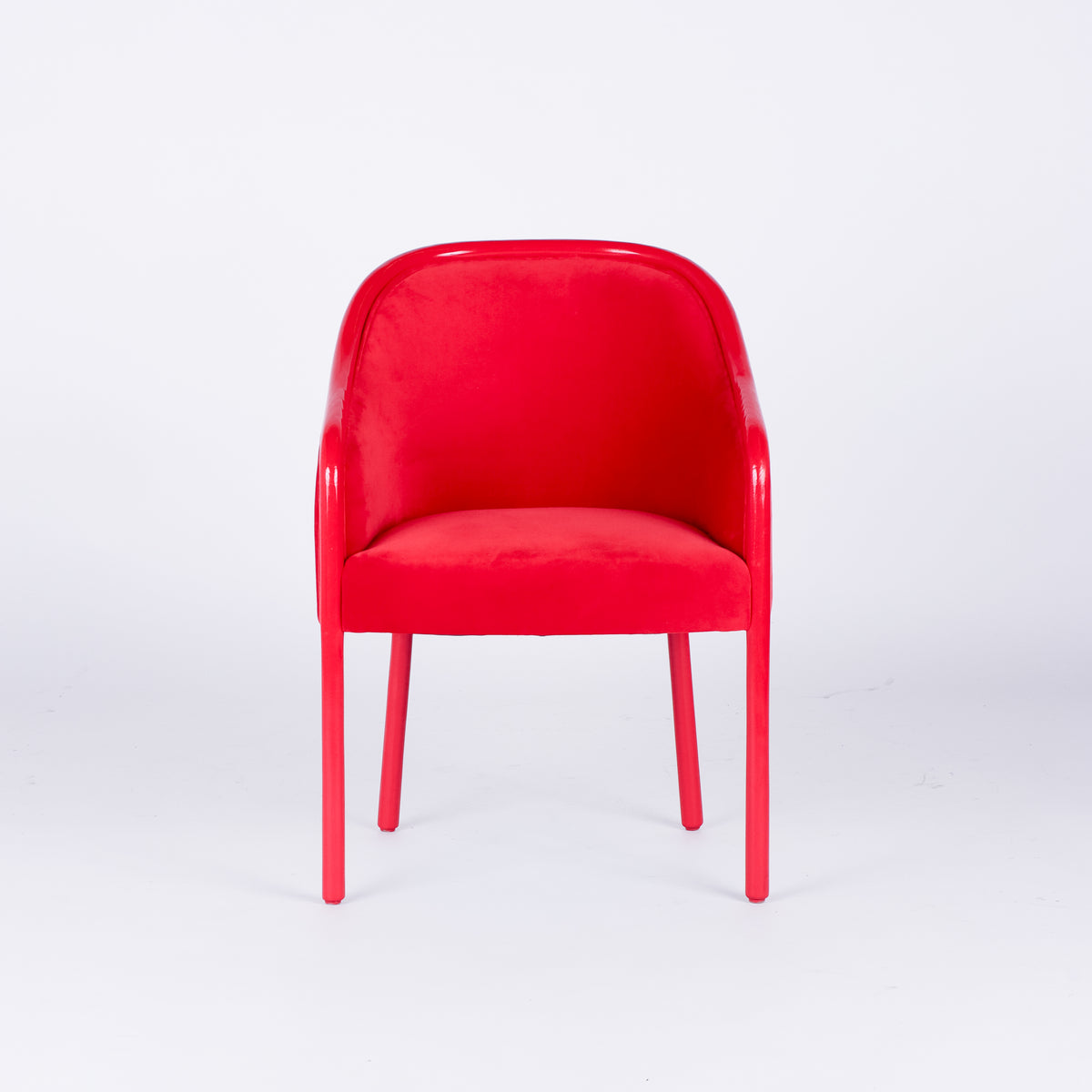 Pair of Ward Bennett Barrel Chairs
