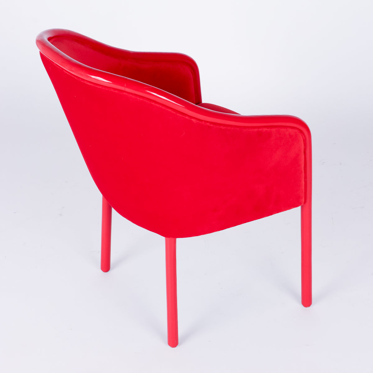 Pair of Ward Bennett Barrel Chairs
