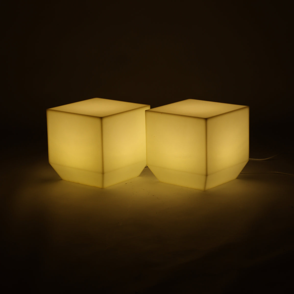 Pair of Vondom Vela Chill Lamps or Side Tables
