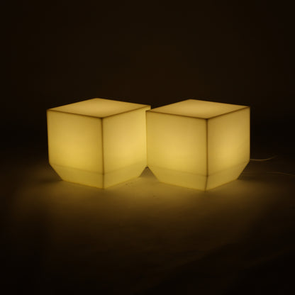 Pair of Vondom Vela Chill Lamps or Side Tables
