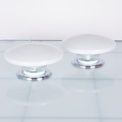 Pair of Italian Glass Table Lamps
