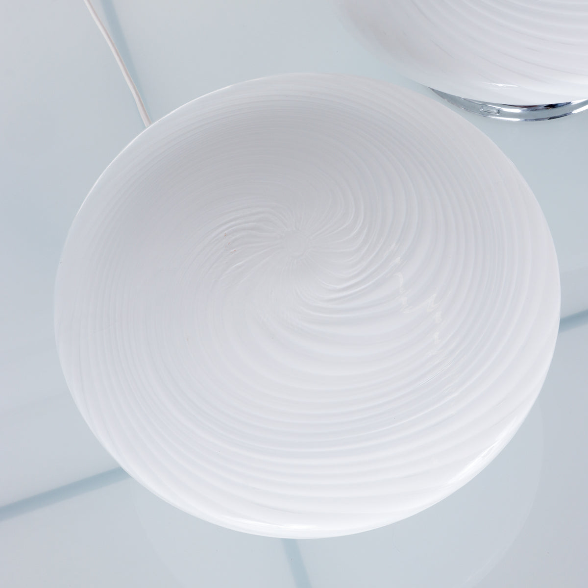 Pair of Italian Glass Table Lamps