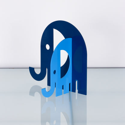 Modernist Metal Elephant Sculpture or Bookend