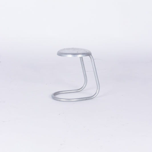 Vintage Aluminum Sales Clerk Stool
