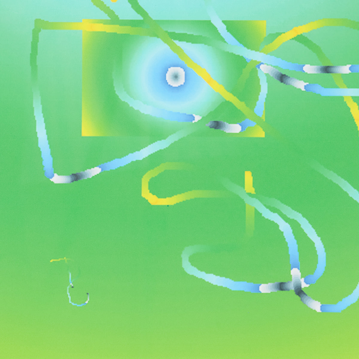 Large 1980s Digital Art by Don Carr