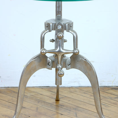 Industrial Adjustable Side Table