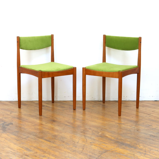 Pair of 1960s Frem Rojle Teak Dining Chairs