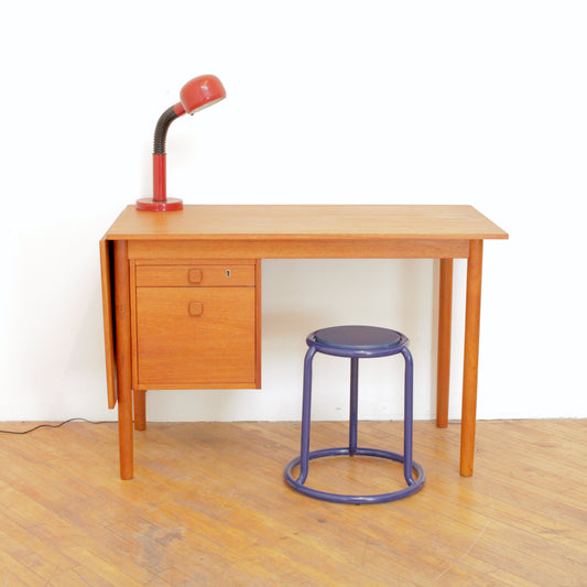 Domino Møbler Teak Drop Leaf Desk