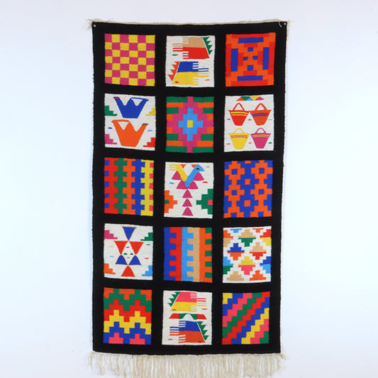 Large Colorful Peruvian Tapestry