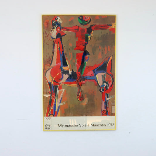 1972 Olympics Poster by Marino Marini