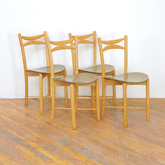 Vintage Italian Dining Chairs-Set of 4