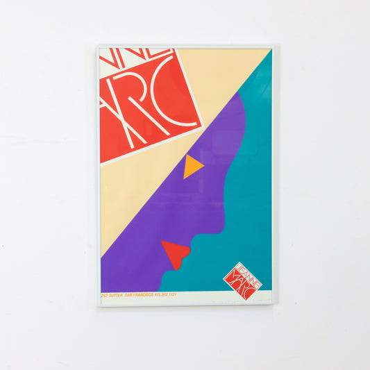 1980 Jeanne Marc Poster by John Casado, Signed