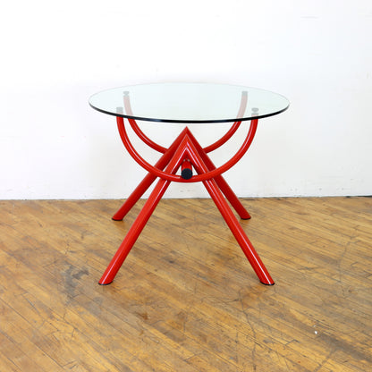 1980s Postmodern Tubular Dining Table