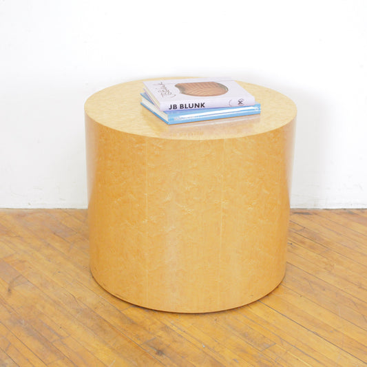 Birds Eye Maple Drum Table