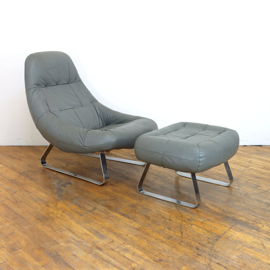 Percival Lafer "Earth" Lounge Chair and Ottoman